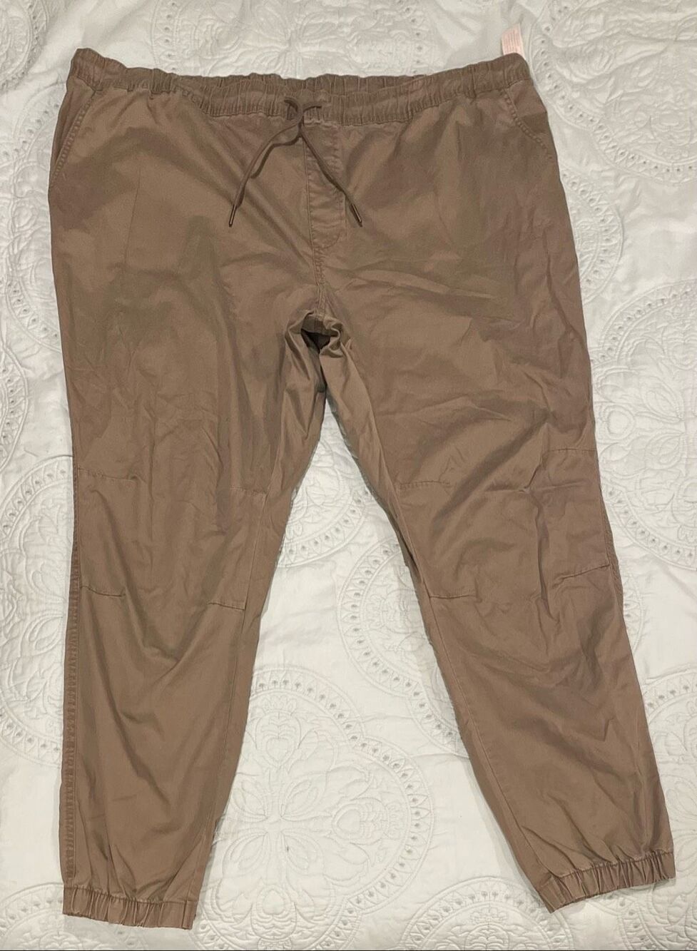 No Boundaries Men’s 3XL 48-50 Jogger Pant Straight Fit Taupe New
